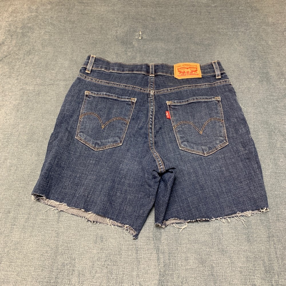 Levi's Bermuda Shorts Womens 26 Blue Denim All Day Comfort Casual Classic Fit
